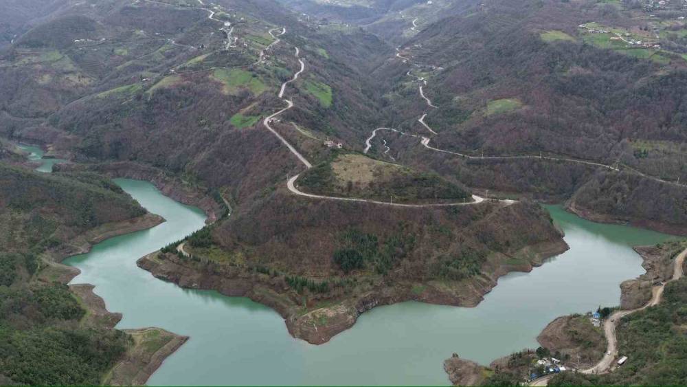 Kocaeli’nin içme suyu kaynağı Yuvacık Barajı’nda y
