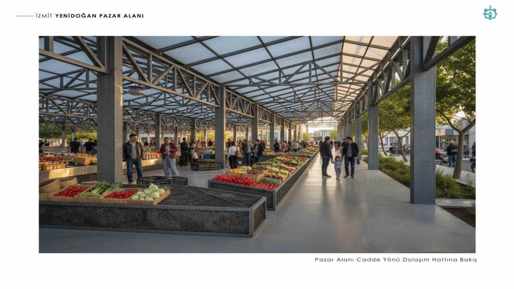 İzmit Yenidoğan&rsquo;a kapalı pazar alanı yapılacak
