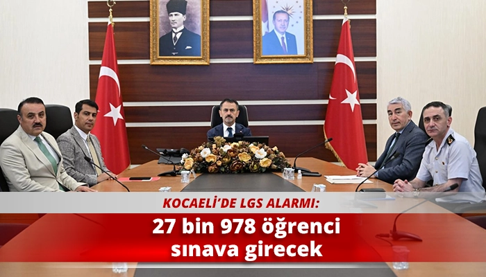 27 bin 978 öğrenci sınava girecek
