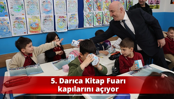 5. Darıca Kitap Fuarı kapılarını a&ccedil;ıyor