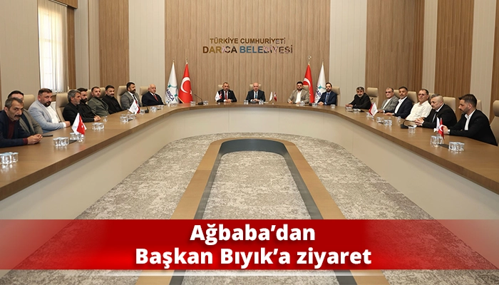 Ağbaba&rsquo;dan Başkan Bıyık&rsquo;a ziyaret