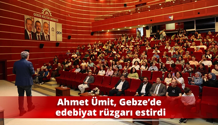Ahmet &Uuml;mit, Gebze&rsquo;de edebiyat r&uuml;zgarı estirdi
