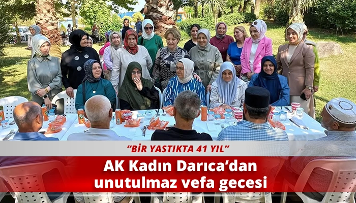 AK Kadın Darıca’dan unutulmaz vefa gecesi