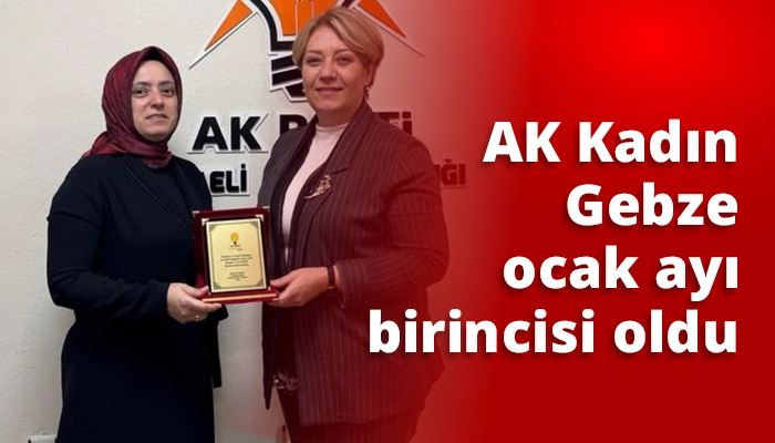 AK Kadın Gebze ocak ayı birincisi oldu