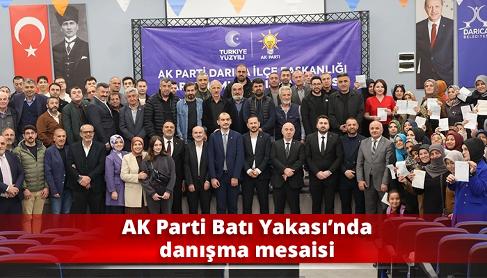 AK Parti Batı Yakası&rsquo;nda danışma mesaisi