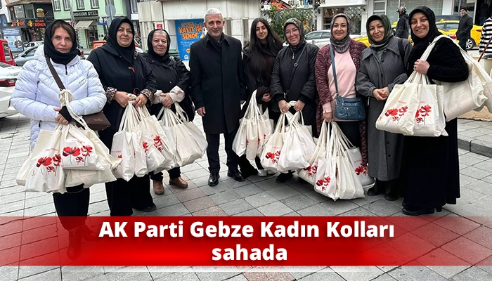 AK Parti Gebze Kadın Kolları sahada