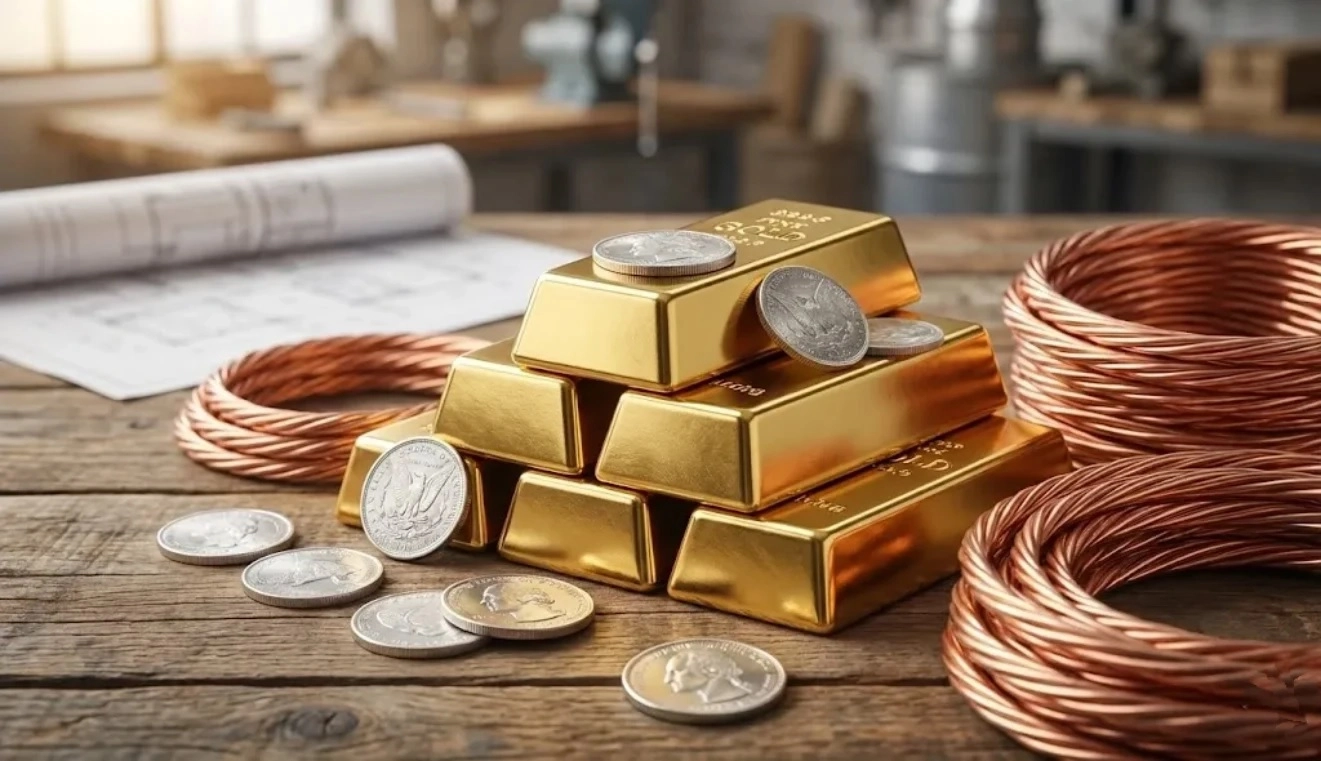 Altın ve g&uuml;m&uuml;ş parlarken bakır frene bastı