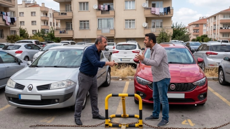 Apartman otoparklarında &ldquo;duba ve zincir&rdquo; d&ouml;nemi bitti!