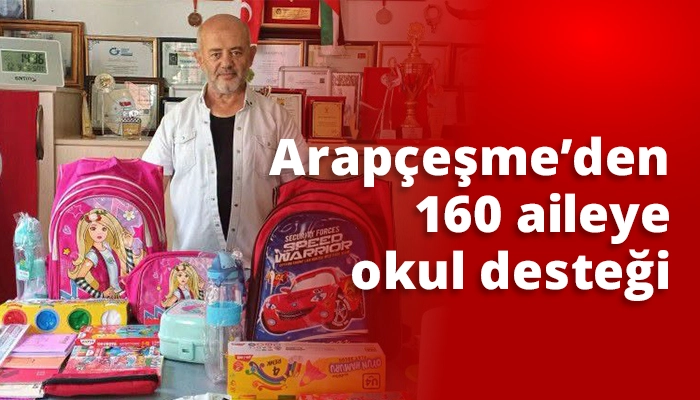 Arap&ccedil;eşme&rsquo;den 160 aileye okul desteği