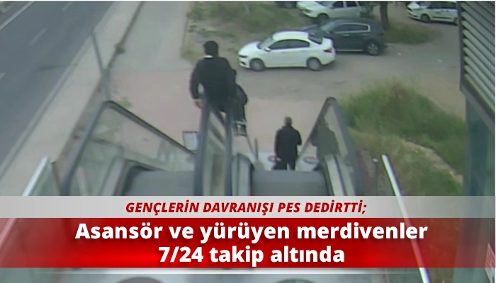 Asansör ve yürüyen merdivenler 7/24 takip altında