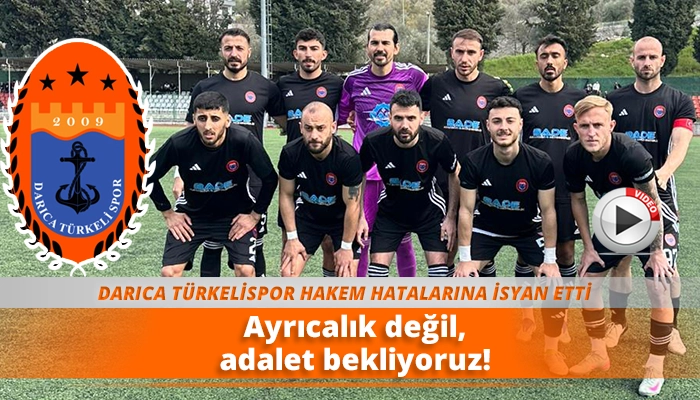 Ayrıcalık değil, adalet bekliyoruz!