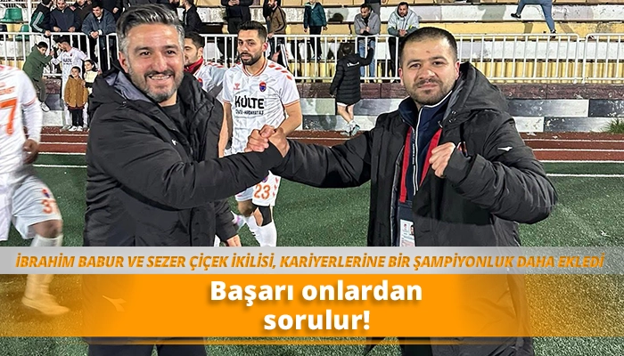 Başarı onlardan sorulur!
