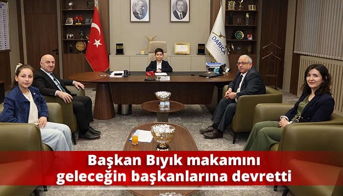 Başkan Bıyık makamını geleceğin başkanlarına devretti