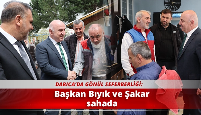Başkan Bıyık ve Şakar sahada