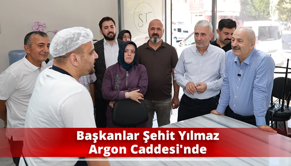 Başkanlar Şehit Yılmaz Argon Caddesi'nde