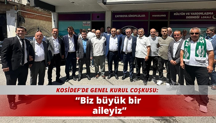 &ldquo;Biz b&uuml;y&uuml;k bir aileyiz&rdquo;