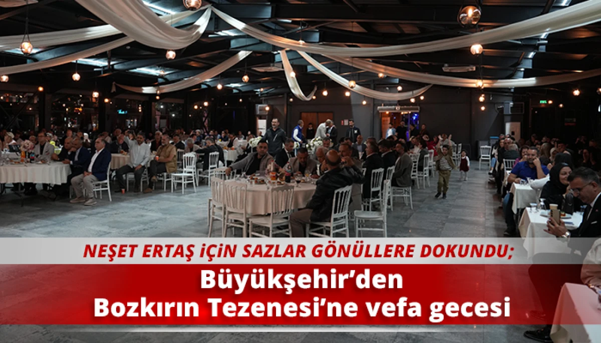 B&uuml;y&uuml;kşehir&rsquo;den Bozkırın Tezenesi&rsquo;ne vefa gecesi