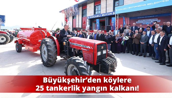 B&uuml;y&uuml;kşehir&rsquo;den k&ouml;ylere 25 tankerlik yangın kalkanı!