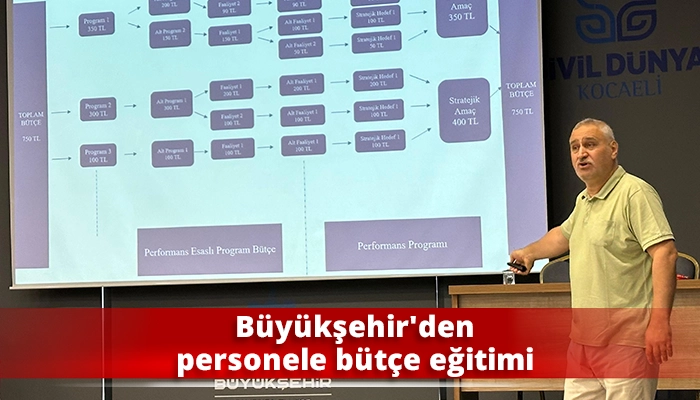 Büyükşehir'den personele bütçe eğitimi