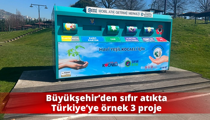 B&uuml;y&uuml;kşehir&rsquo;den sıfır atıkta T&uuml;rkiye&rsquo;ye &ouml;rnek 3 proje