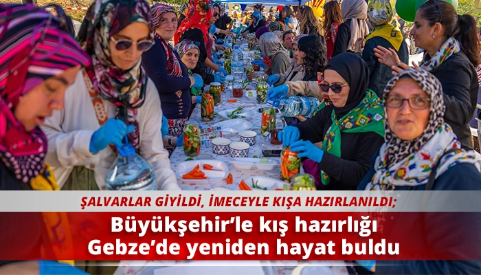 B&uuml;y&uuml;kşehir&rsquo;le kış hazırlığı Gebze&rsquo;de yeniden hayat buldu