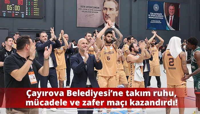 Çayırova Belediyesi’ne takım ruhu, mücadele ve zafer maçı kazandırdı!
