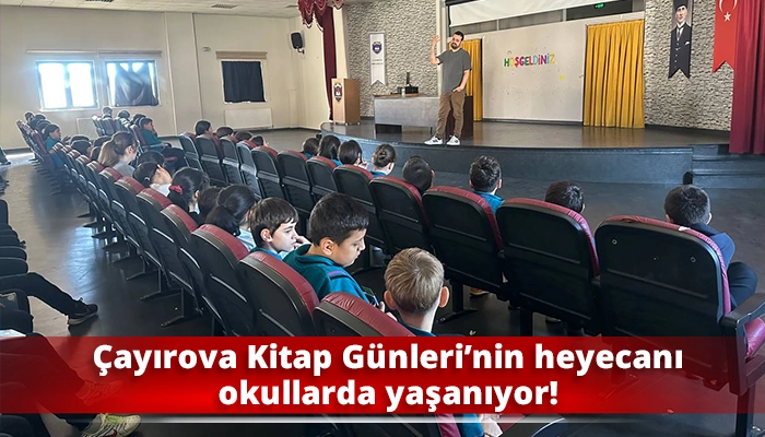 Çayırova Kitap Günleri’nin heyecanı okullarda yaşanıyor!