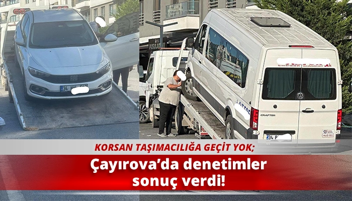 &Ccedil;ayırova&rsquo;da denetimler sonu&ccedil; verdi!