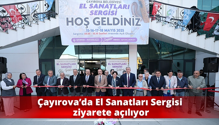 &Ccedil;ayırova&rsquo;da El Sanatları Sergisi ziyarete a&ccedil;ılıyor