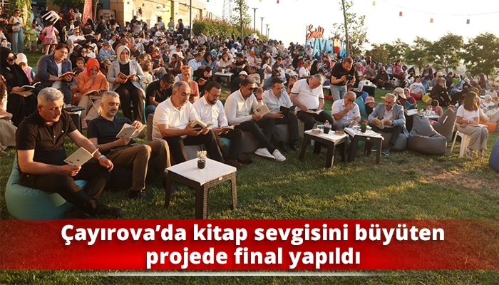 &Ccedil;ayırova&rsquo;da kitap sevgisini b&uuml;y&uuml;ten projede final yapıldı