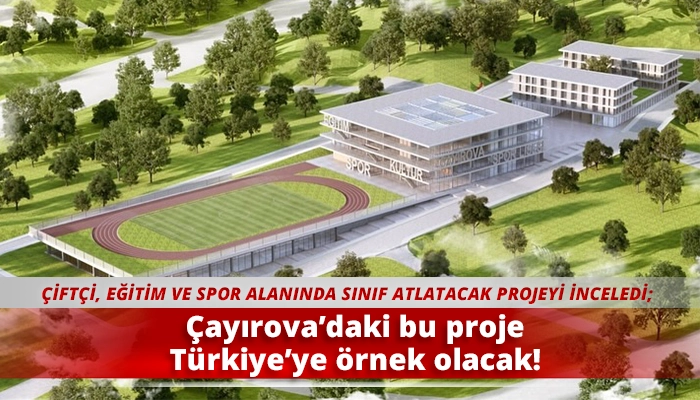 Çayırova’daki bu proje Türkiye’ye örnek olacak!