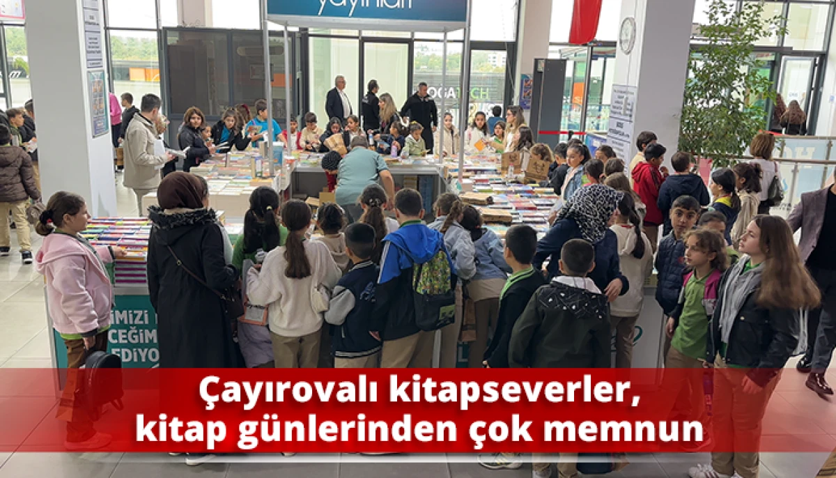 &Ccedil;ayırovalı kitapseverler, kitap g&uuml;nlerinden &ccedil;ok memnun