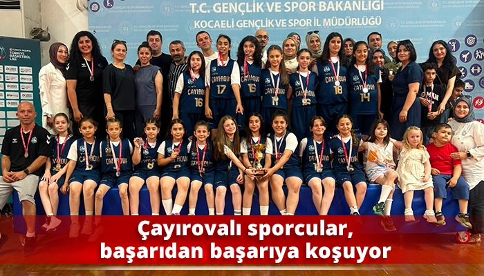 Çayırovalı sporcular, başarıdan başarıya koşuyor