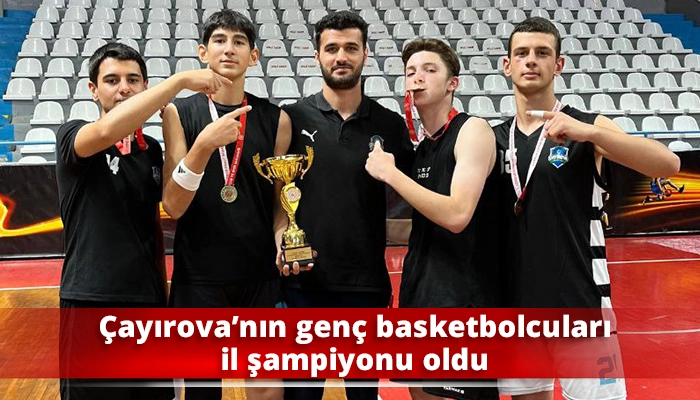 Çayırova’nın genç basketbolcuları il şampiyonu oldu