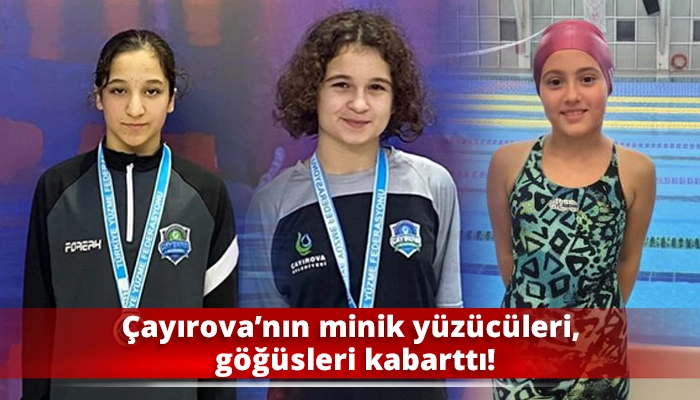&Ccedil;ayırova&rsquo;nın minik y&uuml;z&uuml;c&uuml;leri, g&ouml;ğ&uuml;sleri kabarttı!