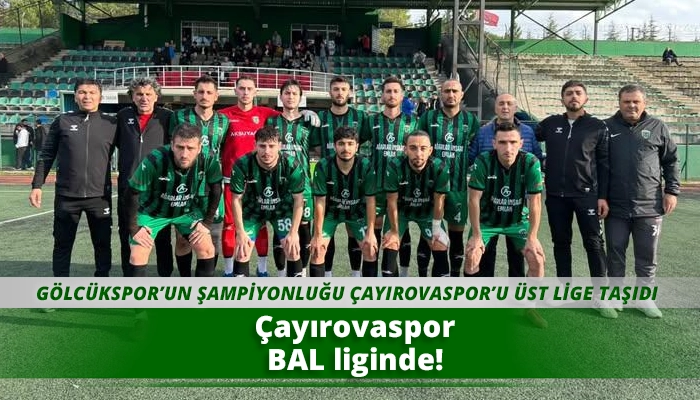 &Ccedil;ayırovaspor BAL liginde!