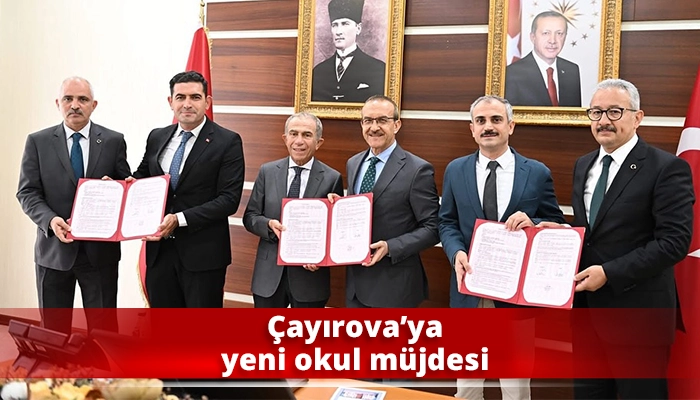 Çayırova’ya yeni okul müjdesi