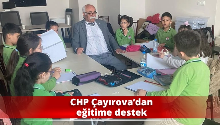 CHP Çayırova’dan eğitime destek