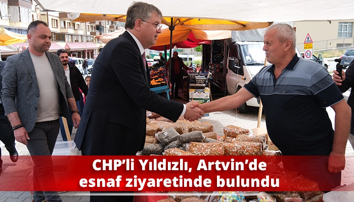 CHP&rsquo;li Yıldızlı, Artvin&rsquo;de esnaf ziyaretinde bulundu
