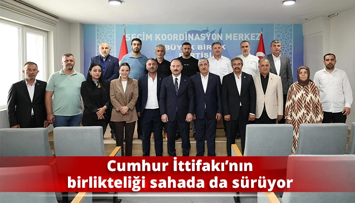 Cumhur İttifakı’nın birlikteliği sahada da sürüyor