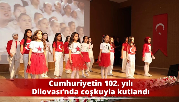 Cumhuriyetin 102. Yılı Dilovası’nda coşkuyla kutlandı