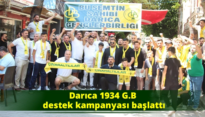 Darıca 1934 G.B destek kampanyası başlattı