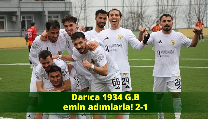 Darıca 1934 G.B emin adımlarla! 2-1