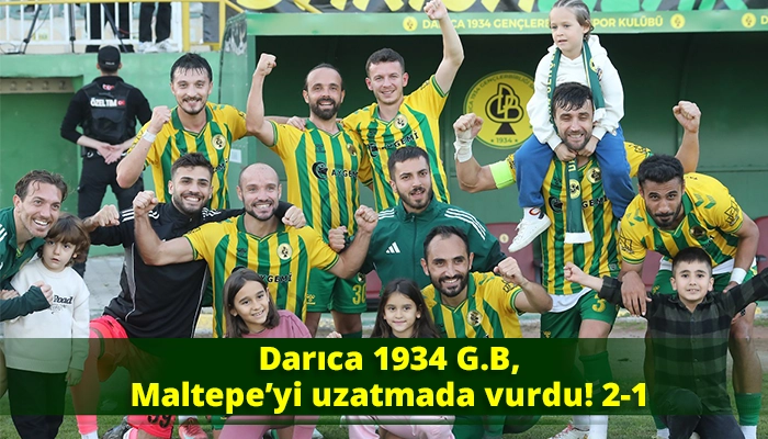 Darıca 1934 G.B, Maltepe’yi uzatmada vurdu! 2-1