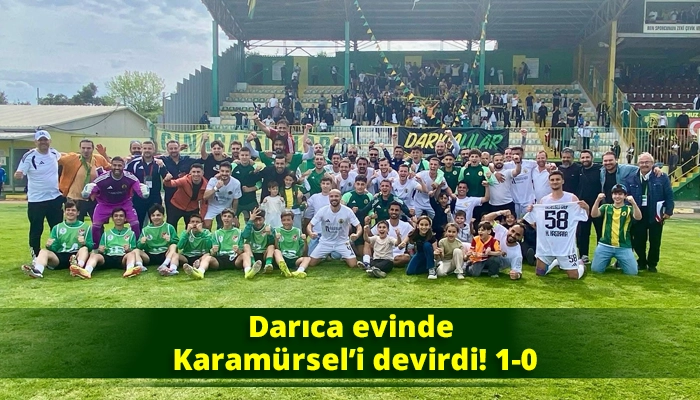 Darıca evinde Karamürsel’i devirdi! 1-0