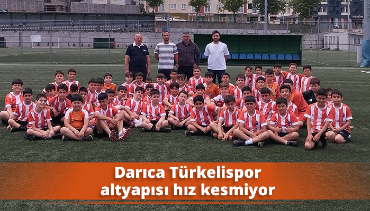 Darıca T&uuml;rkelispor altyapısı hız kesmiyor