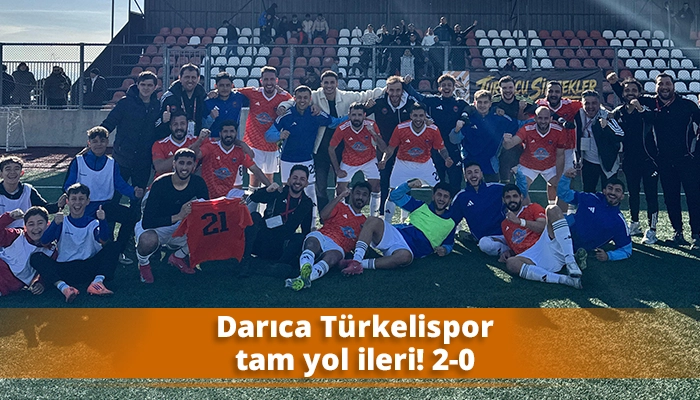 Darıca T&uuml;rkelispor tam yol ileri! 2-0