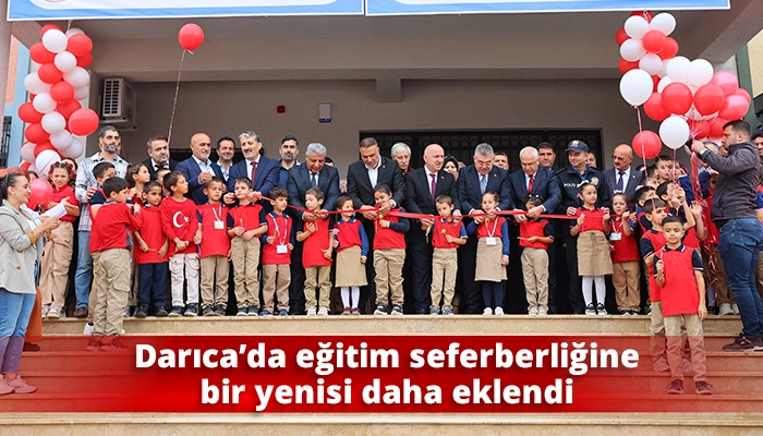 Darıca&rsquo;da eğitim seferberliğine bir yenisi daha eklendi