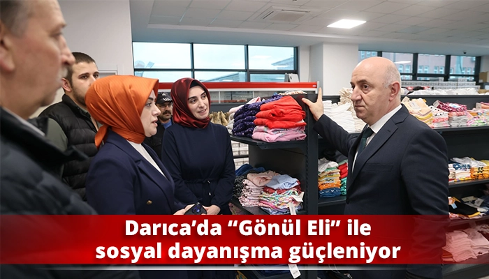 Darıca&rsquo;da &ldquo;G&ouml;n&uuml;l Eli&rdquo; ile sosyal dayanışma g&uuml;&ccedil;leniyor
