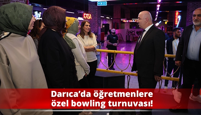 Darıca’da öğretmenlere özel bowling turnuvası!
